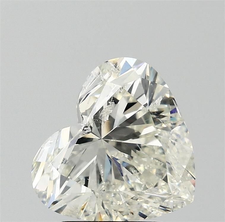3.01ct I SI2 Rare Carat Ideal Cut Heart Diamond