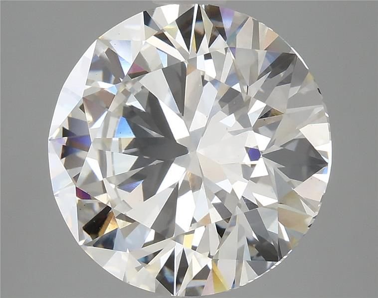 5.03ct I VS1 Rare Carat Ideal Cut Round Lab Grown Diamond