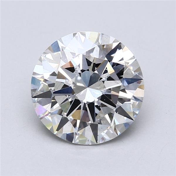 3.14ct G VS2 Excellent Cut Round Lab Grown Diamond