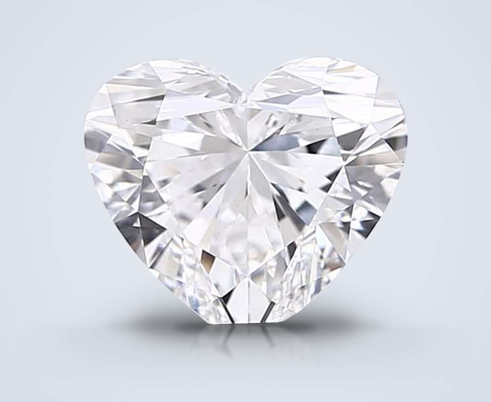 1.50 Carat Heart Lab Diamond