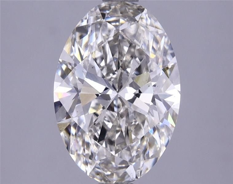 2.15ct H SI1 Excellent Cut Oval Lab Grown Diamond