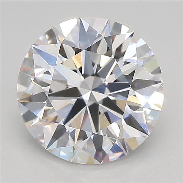 2.22ct F VVS2 Rare Carat Ideal Cut Round Lab Grown Diamond