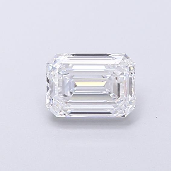 0.61ct D VVS2 Rare Carat Ideal Cut Emerald Lab Grown Diamond