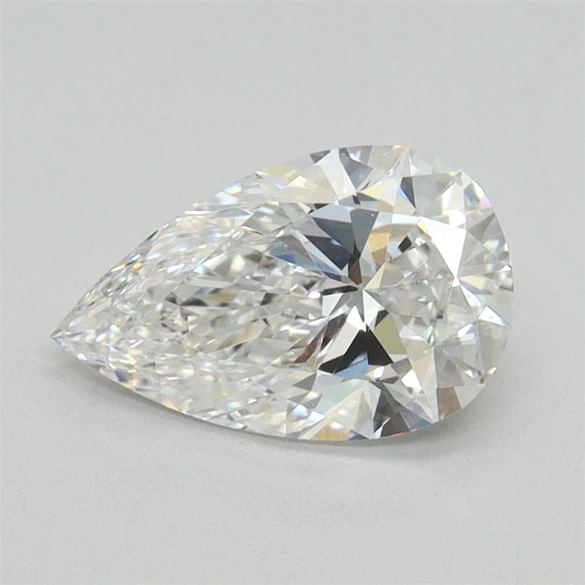 1.32ct D VS1 Rare Carat Ideal Cut Pear Lab Grown Diamond