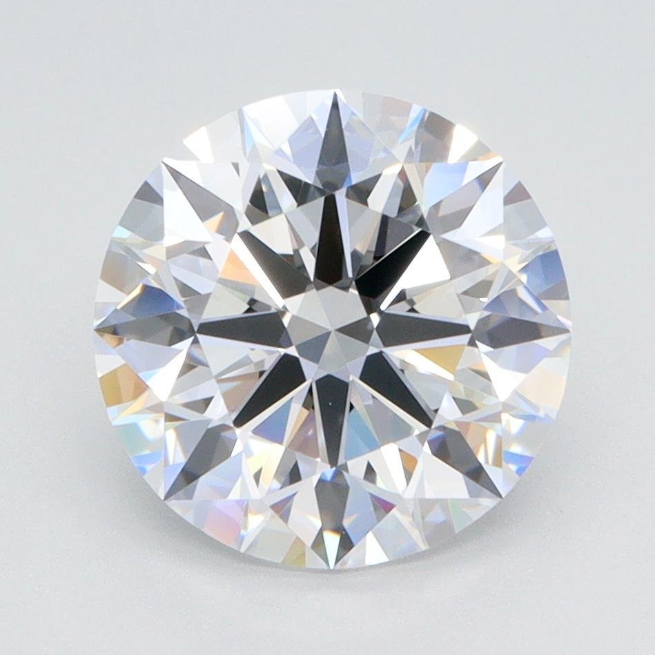 2.77ct D VVS1 Rare Carat Ideal Cut Round Lab Grown Diamond