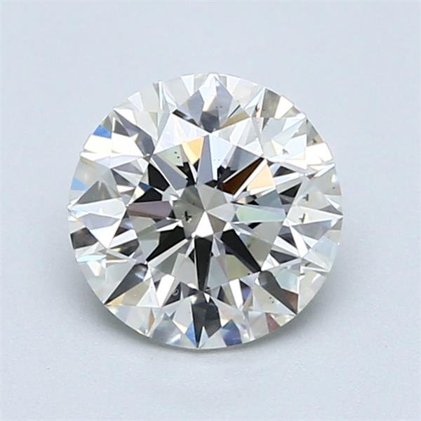 1.34ct J SI1 Rare Carat Ideal Cut Round Diamond