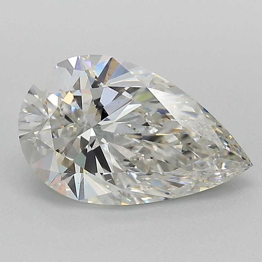 2.10ct F VS1 Rare Carat Ideal Cut Pear Lab Grown Diamond