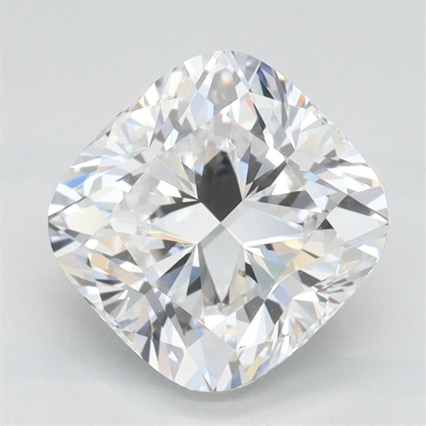 2.05ct D VVS1 Very Good Cut Cushion Lab Grown Diamond