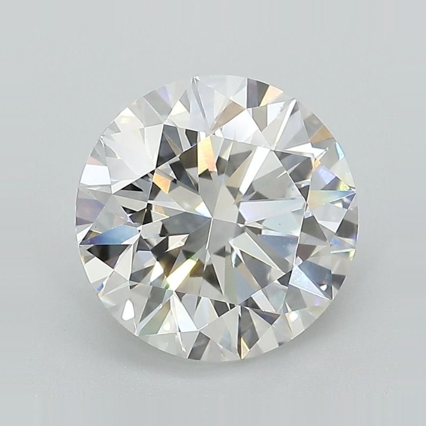 3.28ct F VS1 Rare Carat Ideal Cut Round Lab Grown Diamond