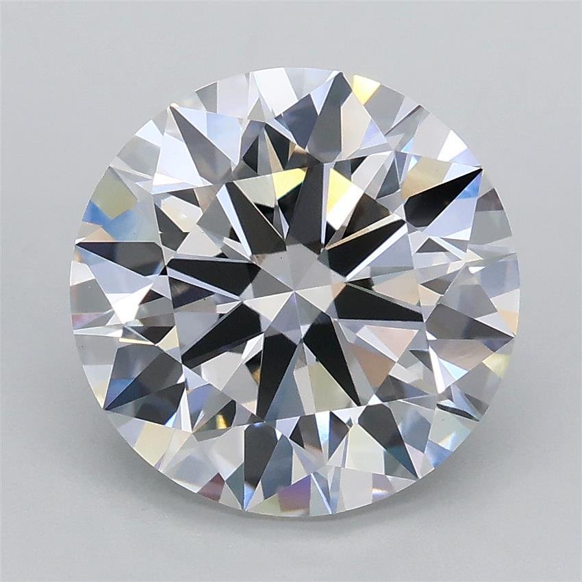 3.21ct E VS1 Rare Carat Ideal Cut Round Lab Grown Diamond