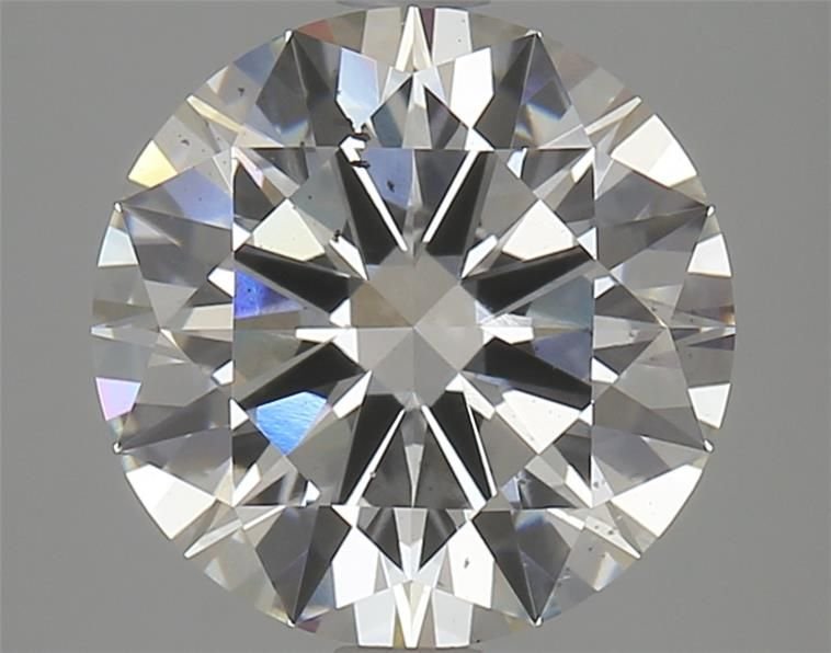 4.01ct F SI1 Excellent Cut Round Lab Grown Diamond