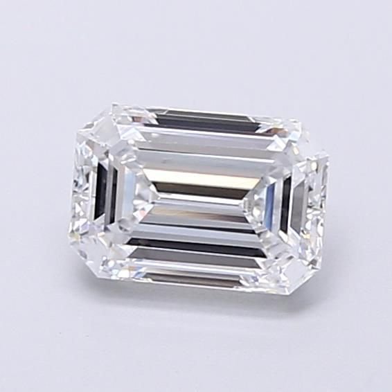 1.00ct D VS2 Rare Carat Ideal Cut Emerald Lab Grown Diamond