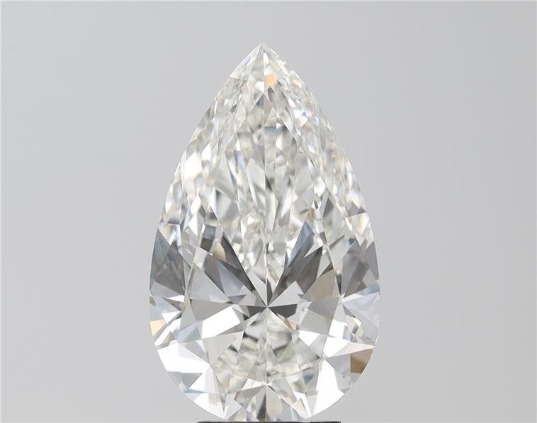 7.02ct H VS1 Very Good Cut Pear Lab Grown Diamond