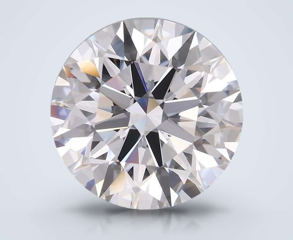 3.67 Carat Round Lab Diamond
