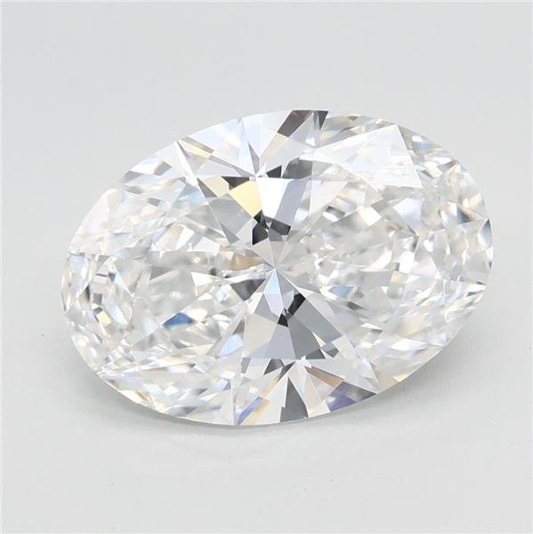 3.09ct E VVS2 Rare Carat Ideal Cut Oval Lab Grown Diamond