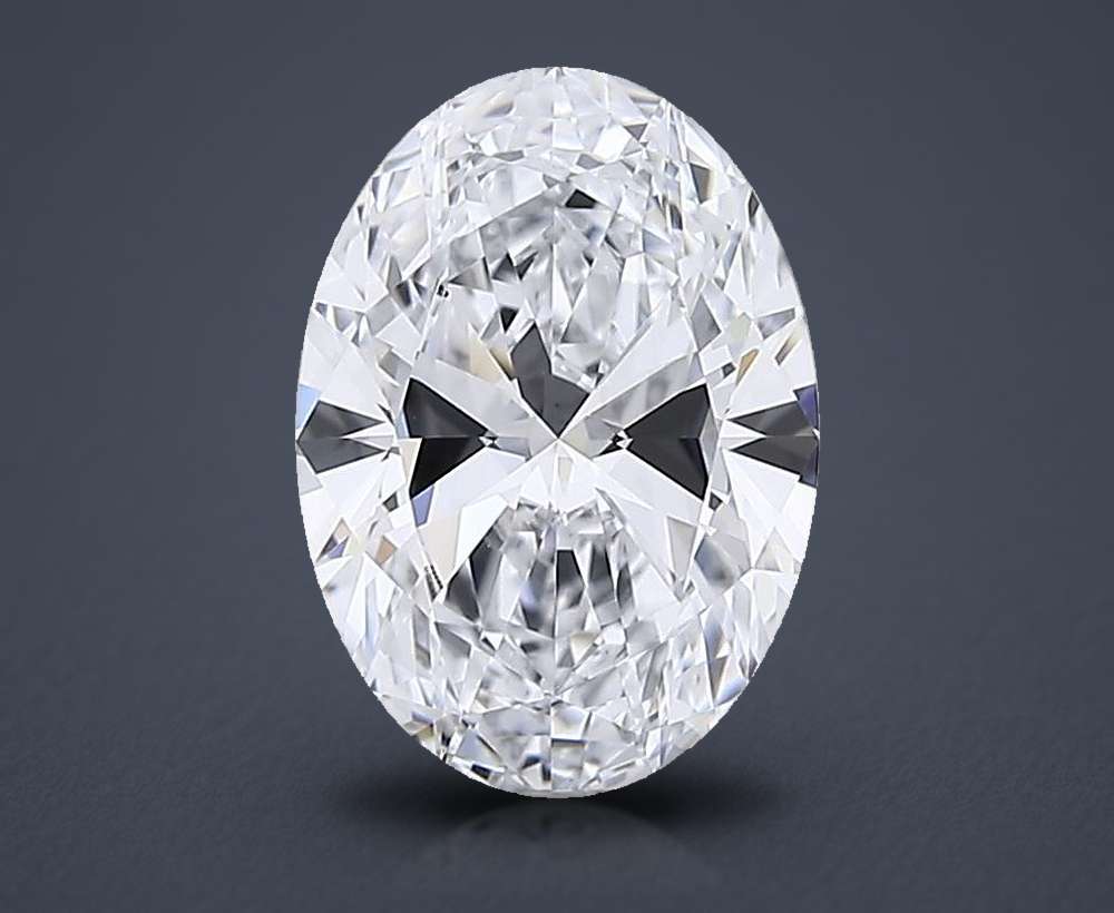 1.37 Carat Oval Lab Diamond