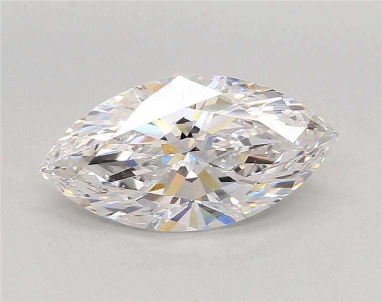 3.06ct D VS1 Rare Carat Ideal Cut Marquise Lab Grown Diamond