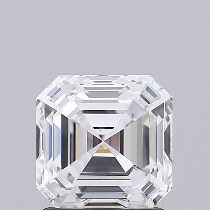 1.51ct E VS2 Rare Carat Ideal Cut Asscher Lab Grown Diamond