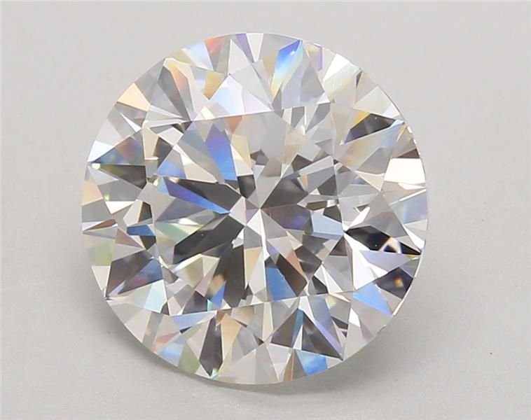 5.06ct G VVS2 Rare Carat Ideal Cut Round Lab Grown Diamond