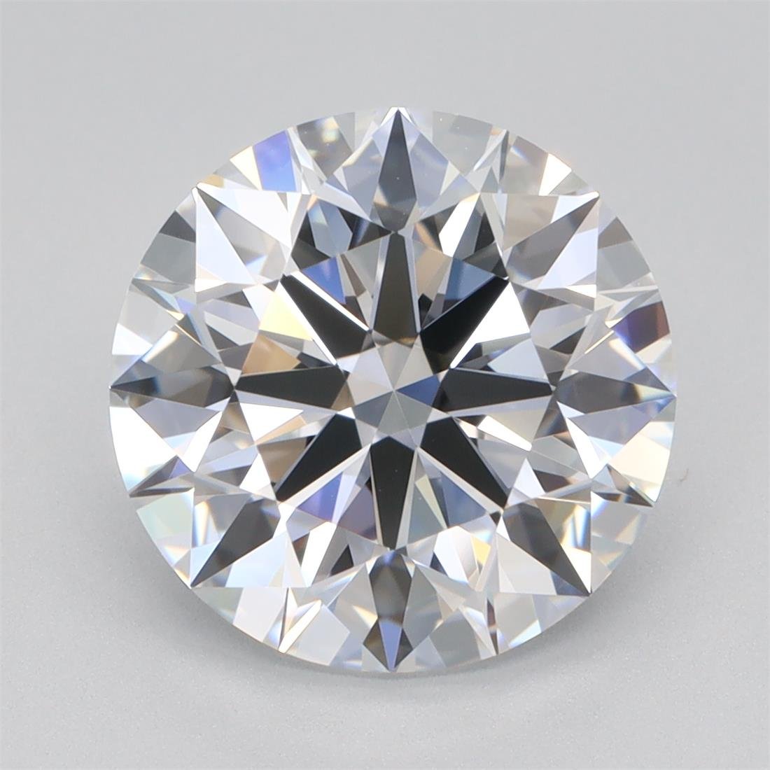 3.10ct D VVS2 Rare Carat Ideal Cut Round Lab Grown Diamond