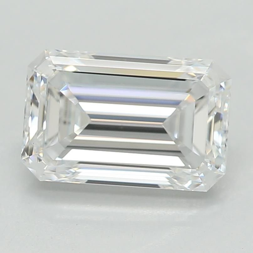 1.00ct D VS1 Rare Carat Ideal Cut Emerald Lab Grown Diamond