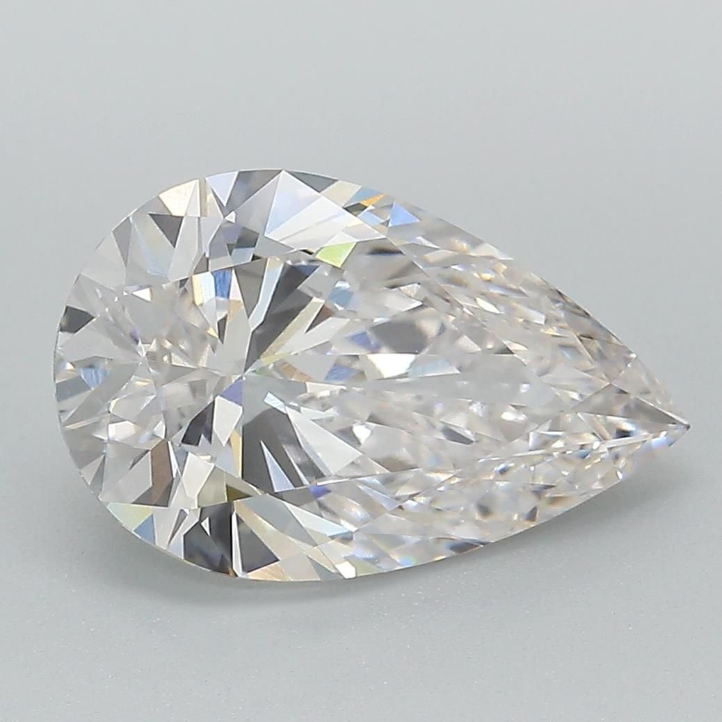 3.29ct G VS1 Rare Carat Ideal Cut Pear Lab Grown Diamond
