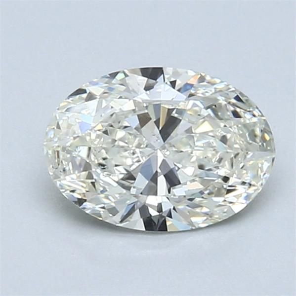 1.06ct J SI2 Rare Carat Ideal Cut Oval Diamond