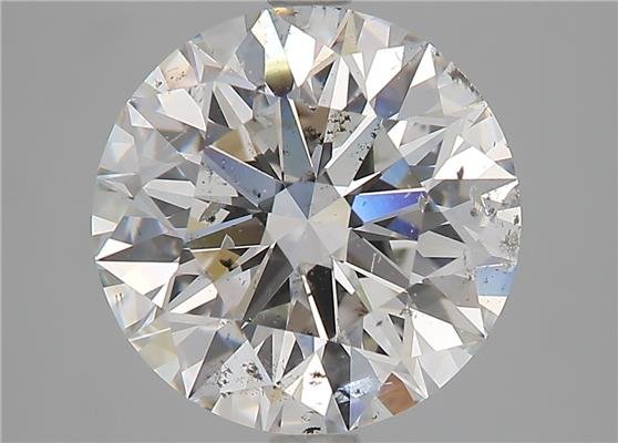 3.35ct G SI2 Rare Carat Ideal Cut Round Diamond