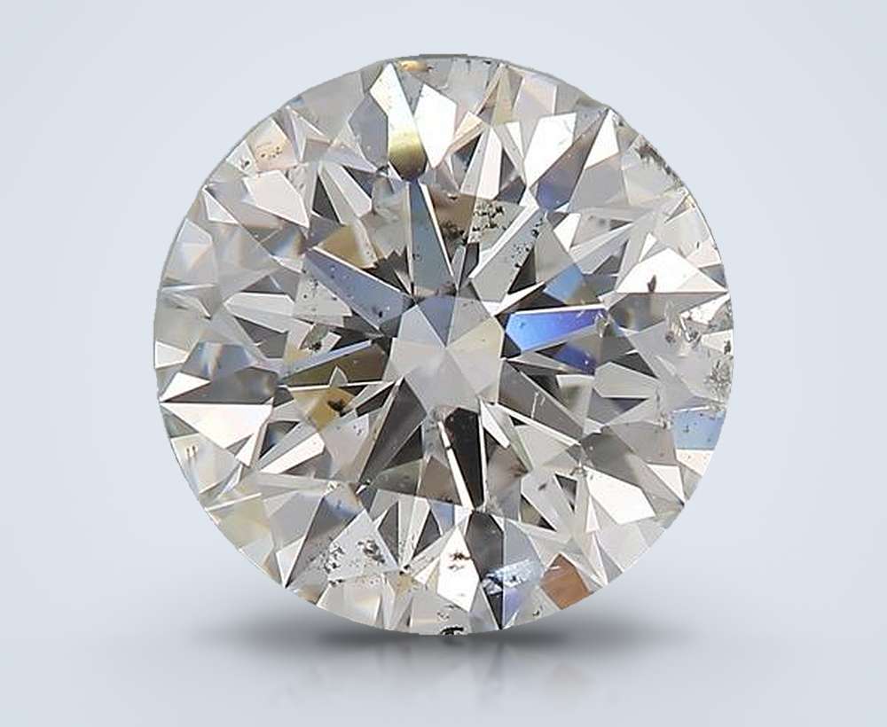 3.35 Carat Round Natural Diamond