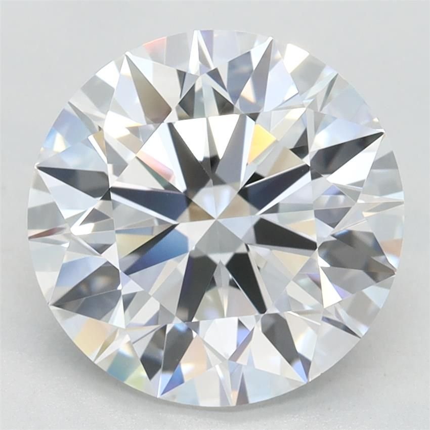 3.46ct D VVS1 Rare Carat Ideal Cut Round Lab Grown Diamond