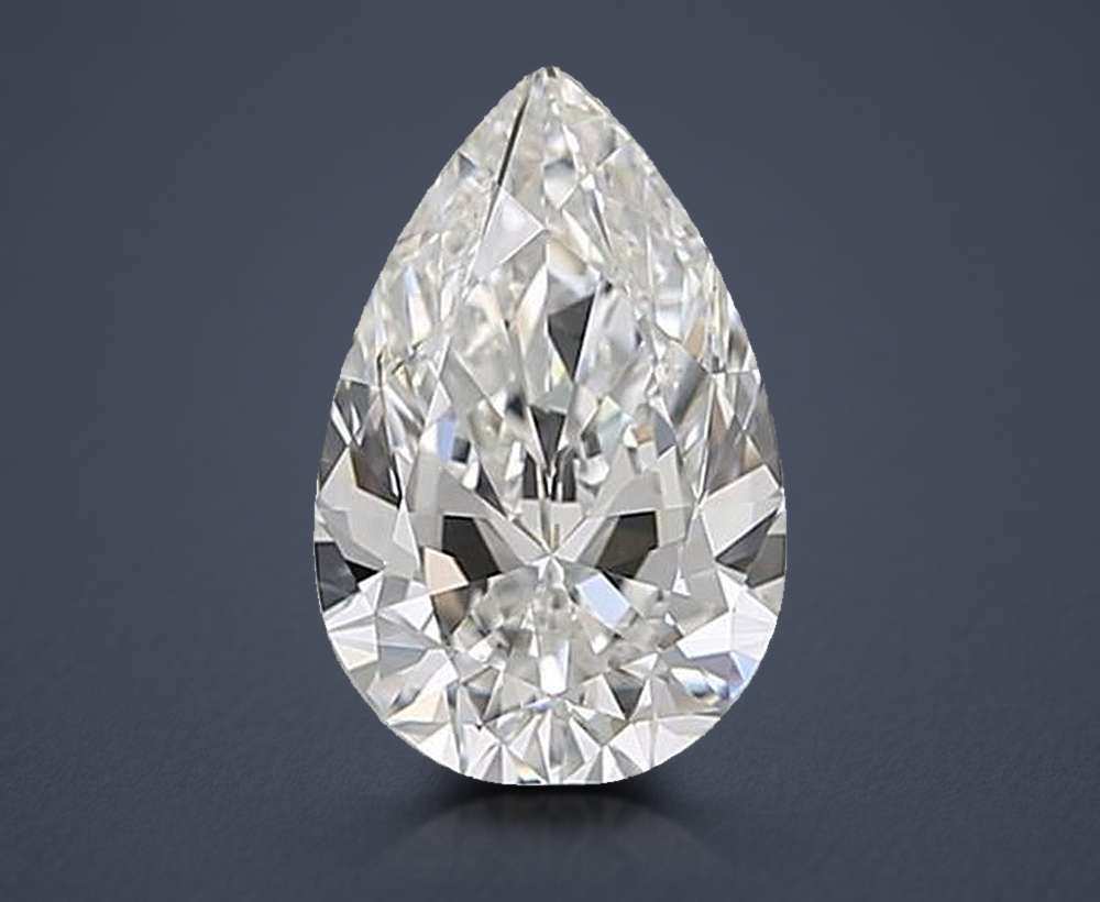 1.70 Carat Pear Natural Diamond