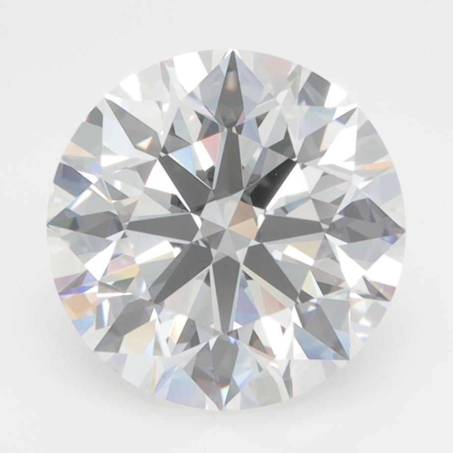 3.83ct F IF Rare Carat Ideal Cut Round Lab Grown Diamond