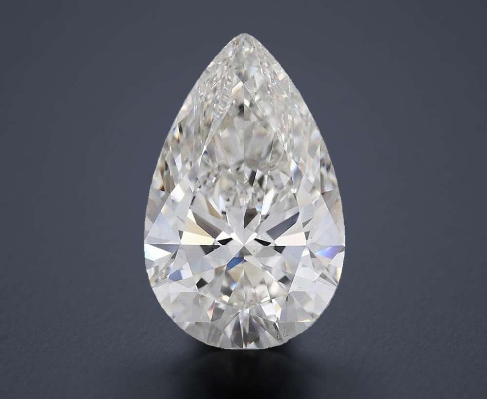 5.86 Carat Pear Lab Diamond