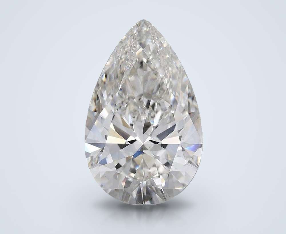 5.86 Carat Pear Lab Diamond