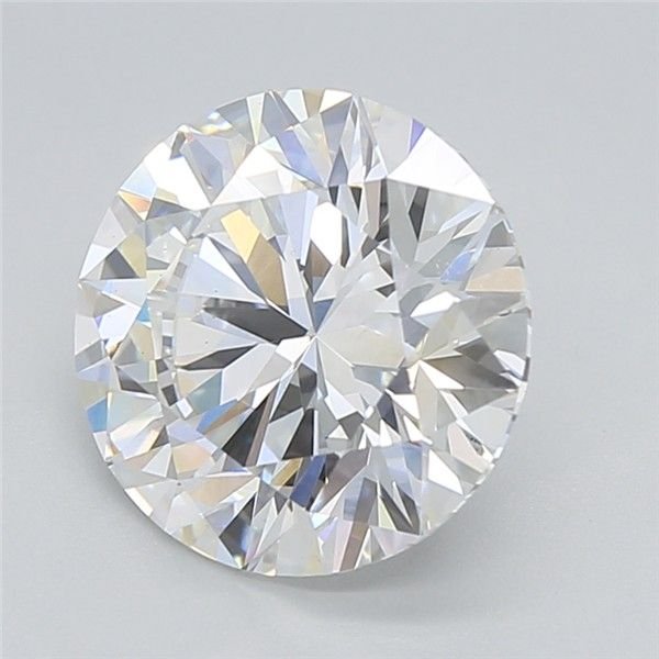 3.01ct F VS2 Rare Carat Ideal Cut Round Lab Grown Diamond