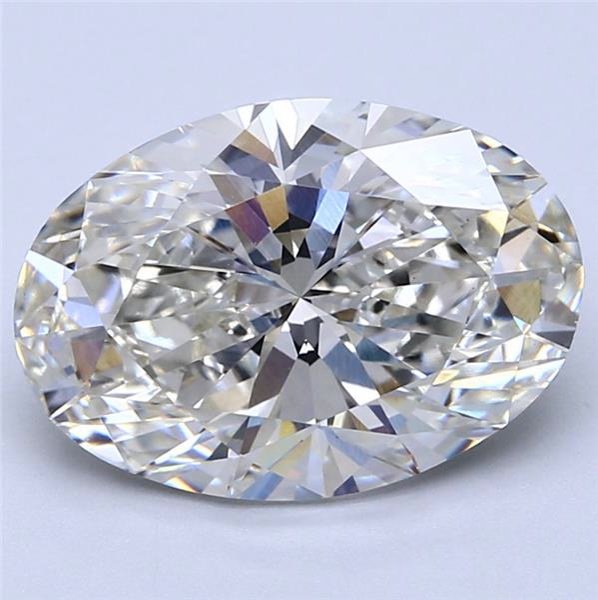 4.71ct H VS1 Rare Carat Ideal Cut Oval Lab Grown Diamond