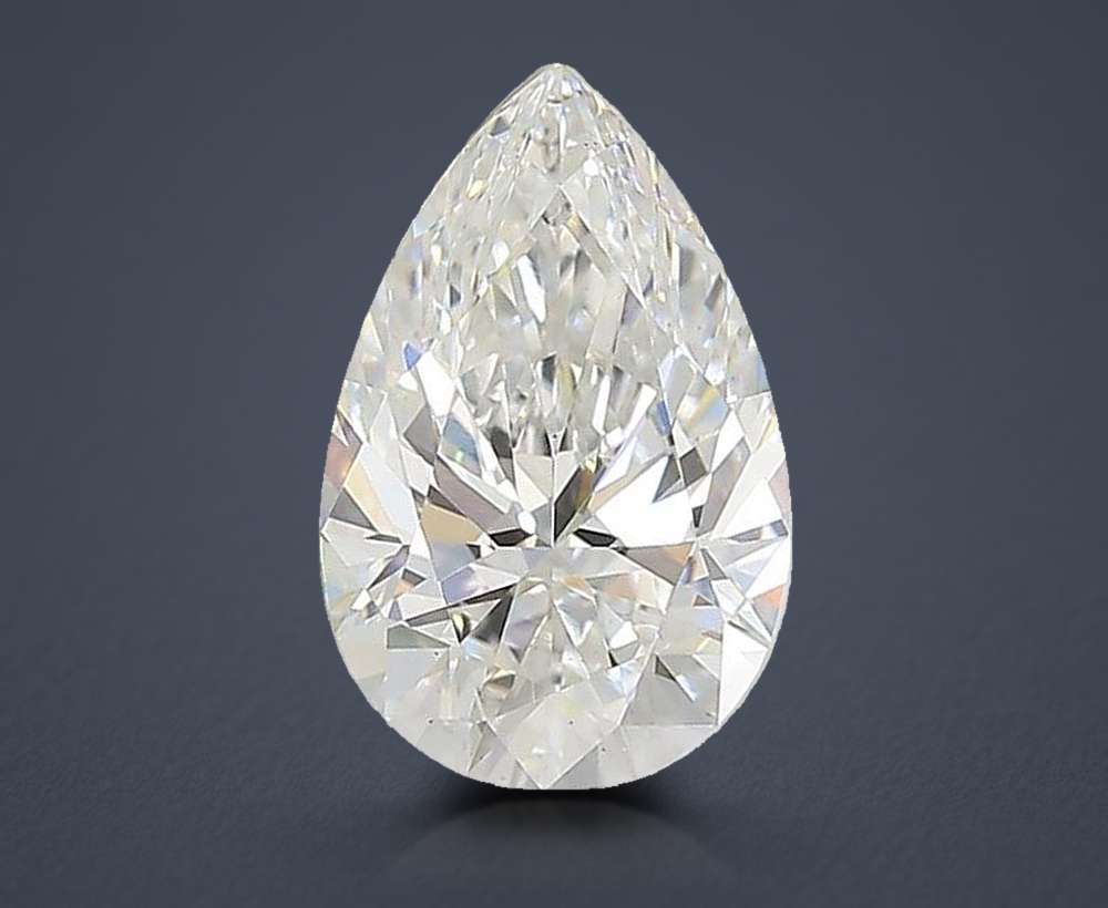 1.72 Carat Pear Lab Diamond
