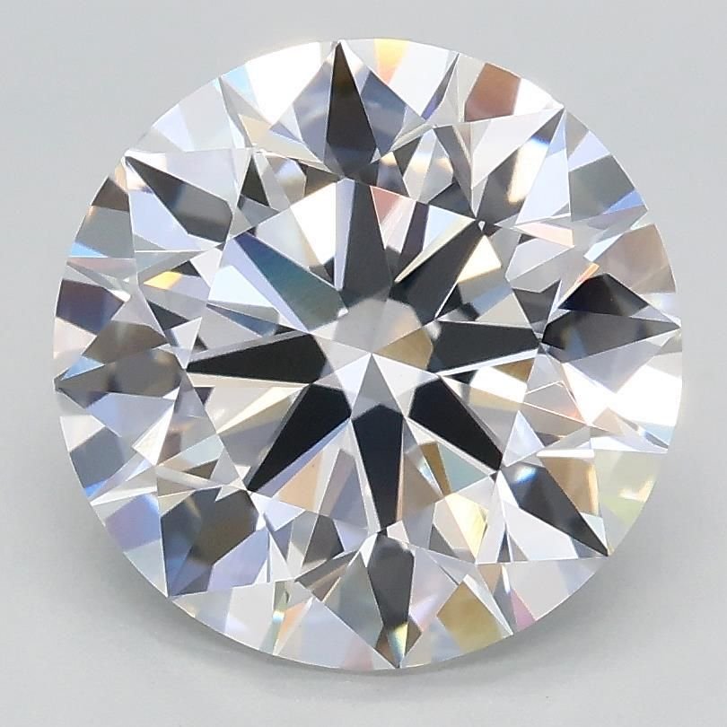 3.01ct D VS1 Rare Carat Ideal Cut Round Lab Grown Diamond