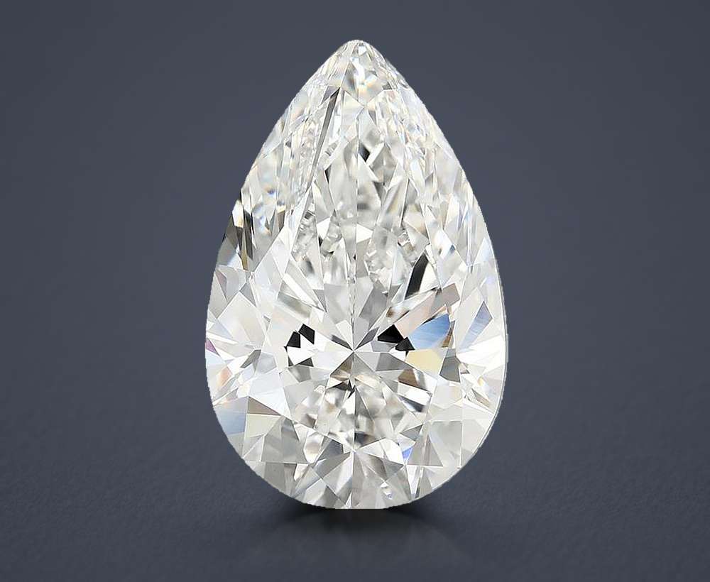 7.30 Carat Pear Lab Diamond