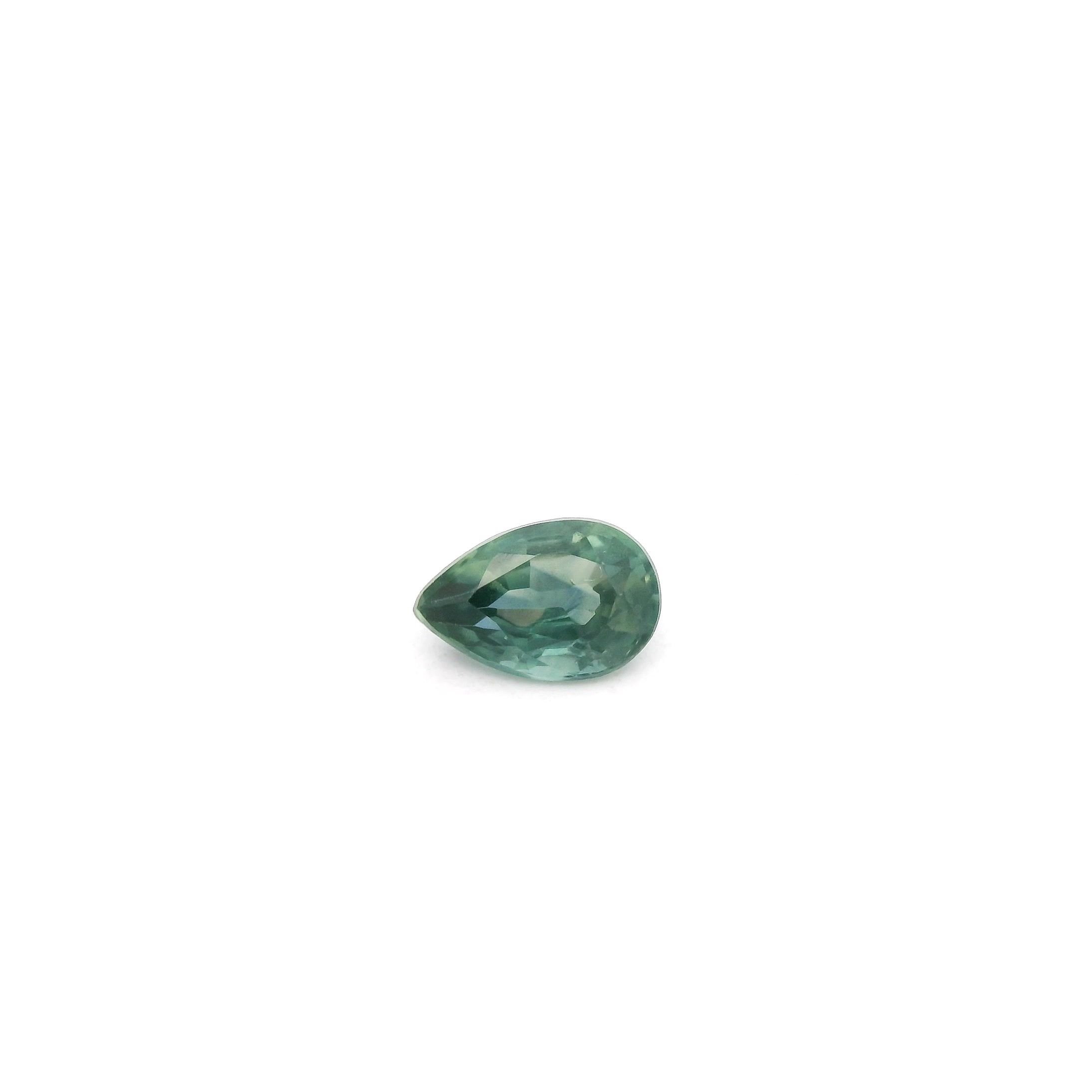 0.50 Carat Green Pear Sapphire