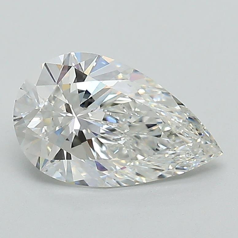 1.25ct E VS1 Rare Carat Ideal Cut Pear Lab Grown Diamond