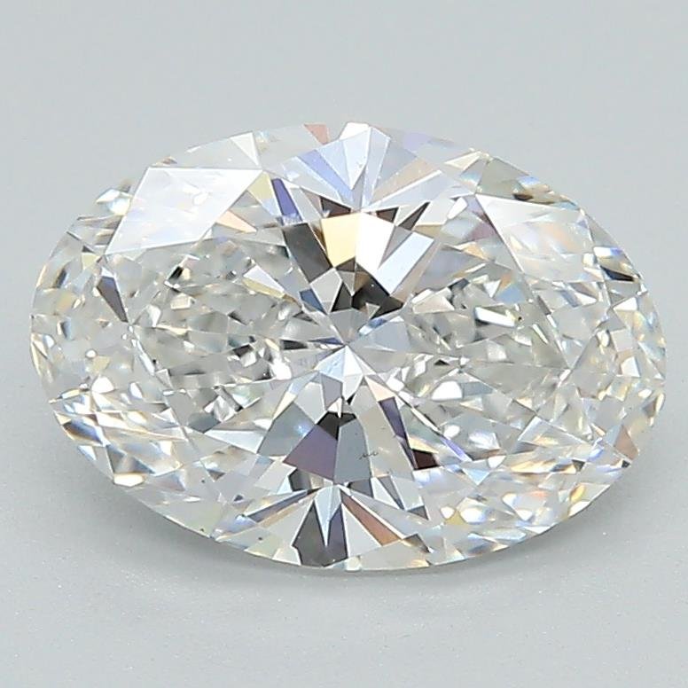 2.10ct E VS2 Rare Carat Ideal Cut Oval Lab Grown Diamond