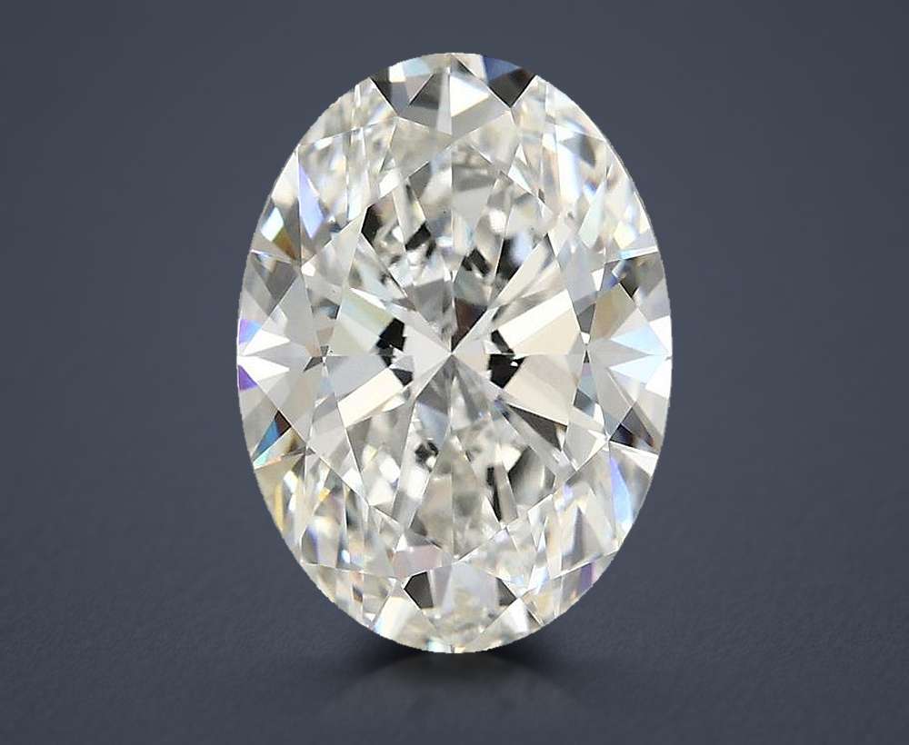 4.10 Carat Oval Lab Diamond