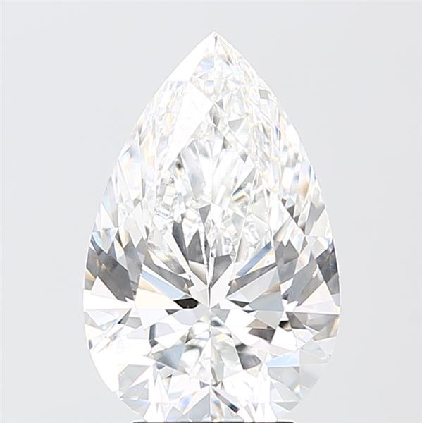 3.54ct E VS1 Rare Carat Ideal Cut Pear Lab Grown Diamond