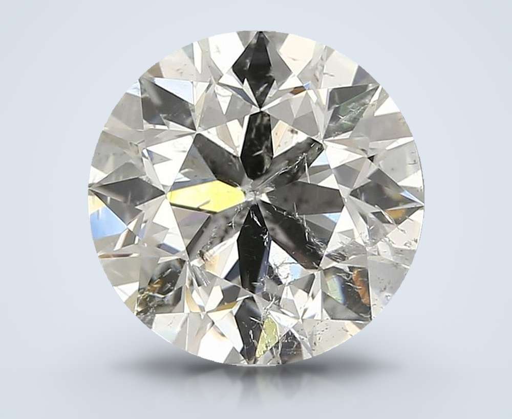 3.35 Carat Round Natural Diamond