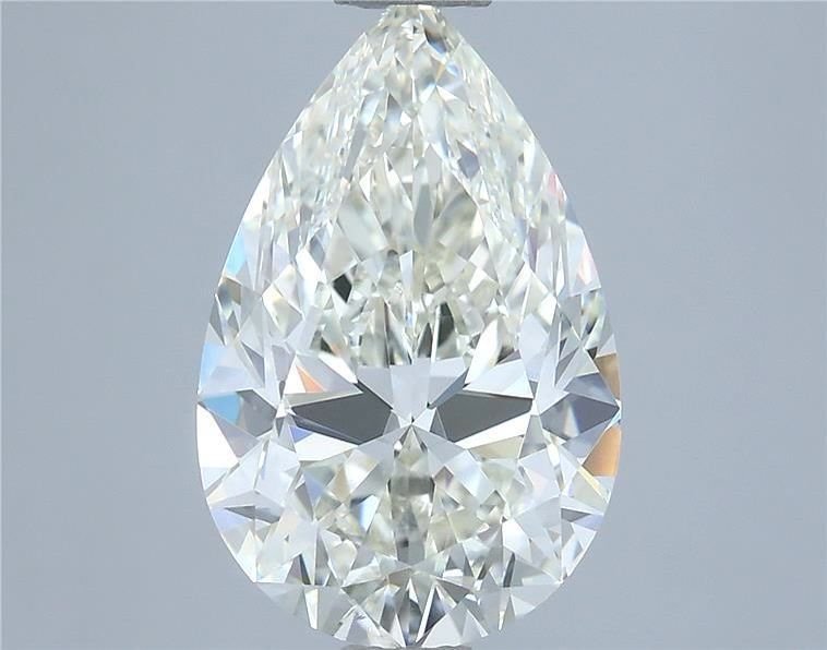 2.52ct J SI1 Rare Carat Ideal Cut Pear Diamond