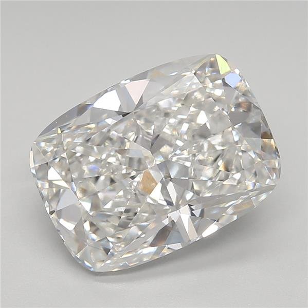 4.12ct F VS1 Rare Carat Ideal Cut Cushion Lab Grown Diamond