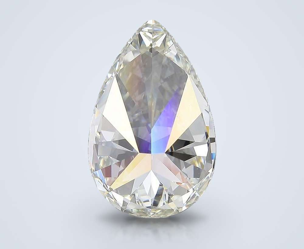 6.52 Carat Pear Natural Diamond