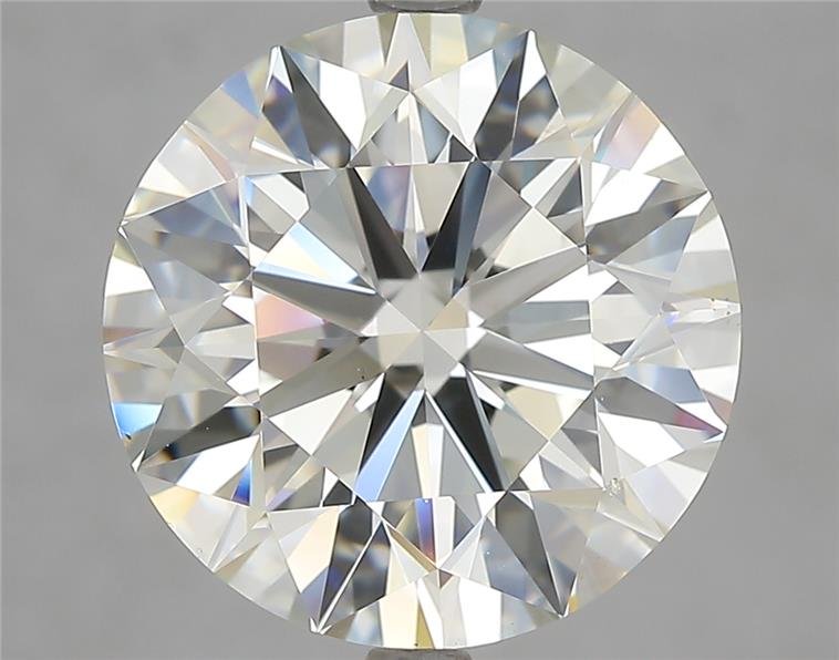 6.13ct J VS1 Rare Carat Ideal Cut Round Diamond