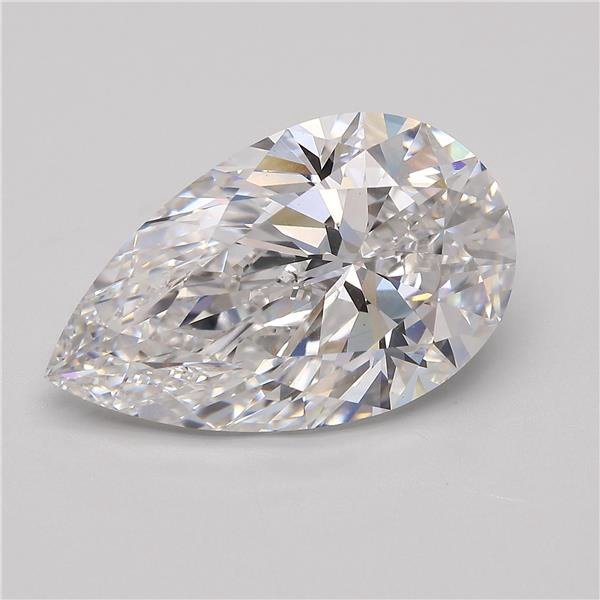 8.50ct E VS1 Rare Carat Ideal Cut Pear Lab Grown Diamond